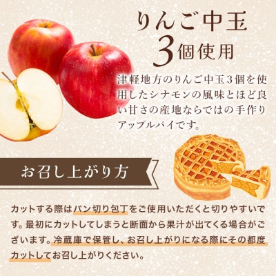 りんごたっぷりパイ15cm 1ホール  洋菓子工房ノエル|24_nel-010101a