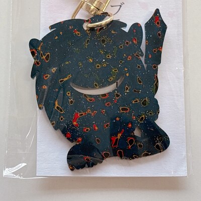 ブランデュー弘前FC オリジナル津軽塗りキーホルダー 【藍】|24_bdh-040101a