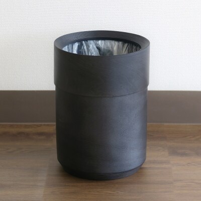 BUNACO 袋の見えないダストボックス(ブラック)|24_brb-210101a