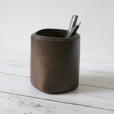 BUNACO ティッシュボックス・ペンスタンド・オーバルボックス|24_brb-190101