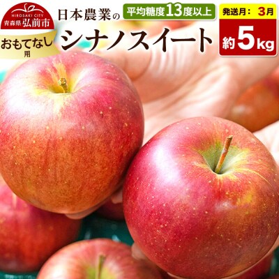 りんご【27年3月発送】シナノスイート【おもてなし用】約5kg|24_nng-070501bj