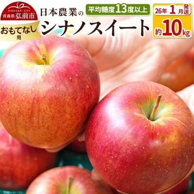 りんご 【26年1月出荷】 シナノスイート 約10kg おもてなし用|24_nng-071001bh