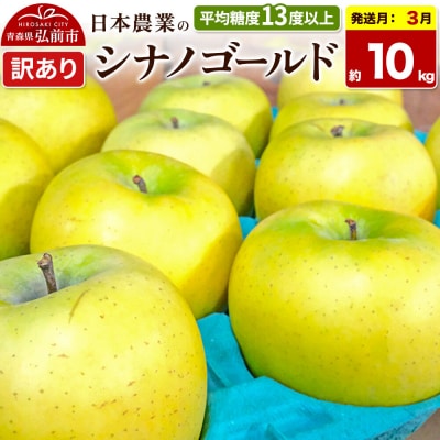 【27年3月クール便発送】りんご シナノゴールド【訳あり】約10kg|24_nng-101001aj