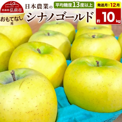 【26年12月発送】りんご シナノゴールド【おもてなし用】約10kg|24_nng-101001bg