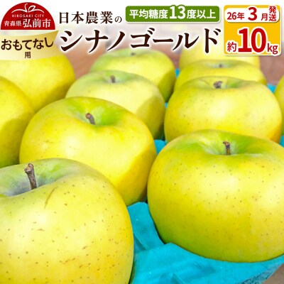 りんご 【26年3月出荷】 シナノゴールド 約10kg おもてなし用|24_nng-101001bj