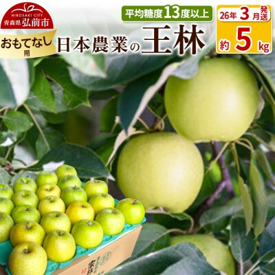 りんご 【26年3月出荷】 王林 約5kg おもてなし用|24_nng-110501bj