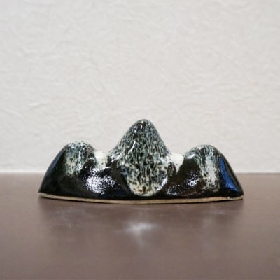 箸置き 津軽焼 岩木山箸置き 4個セット 工芸品 青森県弘前市 草邑|24_kmr-010401