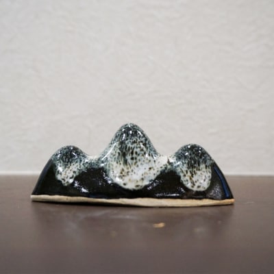 箸置き 津軽焼 岩木山箸置き 4個セット 工芸品 青森県弘前市 草邑|24_kmr-010401