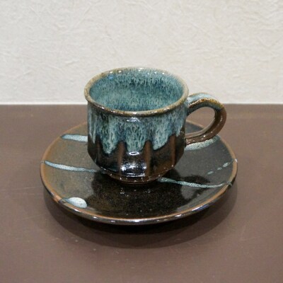 コーヒーカップ 津軽焼 コーヒーカップセット(2セット)工芸品|24_kmr-040201