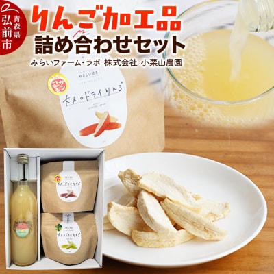 お手軽りんご加工品詰め合わせ|24_mlk-110101