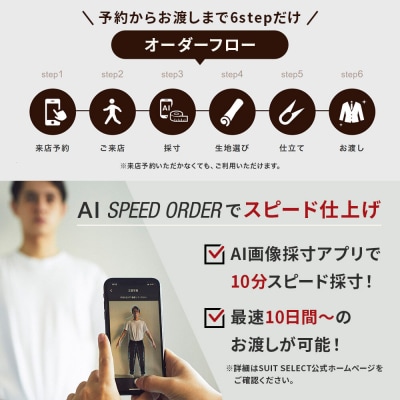 【全国のスーツセレクトにて採寸可能】お仕立て補助券 30,000円分|24_ctc-220101