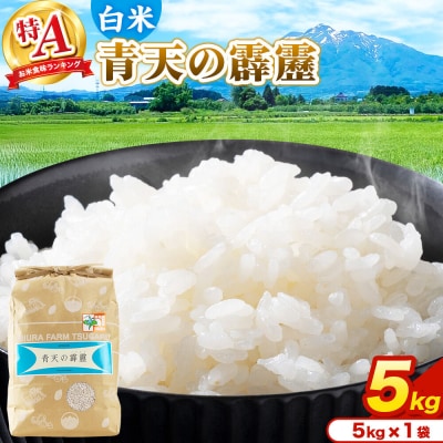 米 青天の霹靂 白米 5kg(5kg×1袋)R7年産 特A|24_mft-060501
