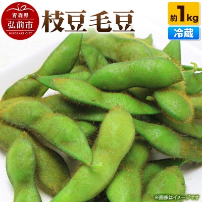 【26年9月クール便発送】枝豆 毛豆 約1kg まもる農園|24_mmr-060101