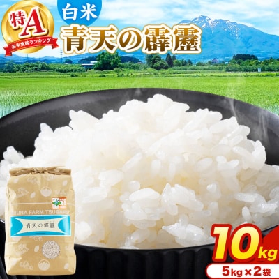 米 青天の霹靂 白米 10kg(5kg×2袋)R7年産 特A|24_mft-061001
