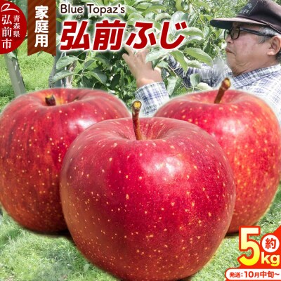 【26年10月中旬～発送】りんご 弘前ふじ【家庭用】約5kg|24_bts-020501ac