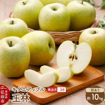りんご【27年3月クール便発送】王林【訳あり】約10kg 先行受付|24_kta