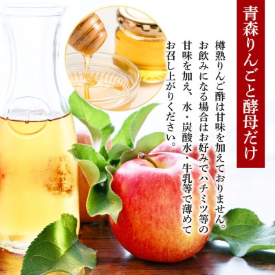 《定期便12ヶ月》樽熟りんご酢 500ml×2本 青森県 弘前市|24_kan-010212