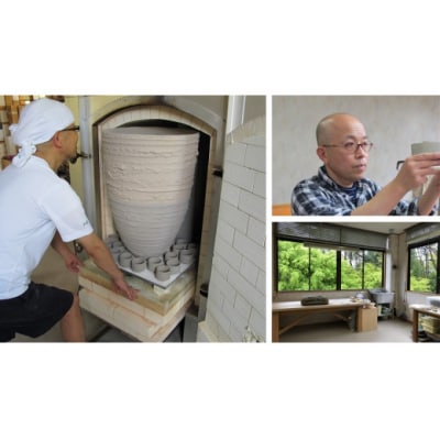 多治見市×春日井市【美濃焼】陶芸家「鈴木徹」植木鉢L×【サボテン】春日井市の名店 後藤サボテン
