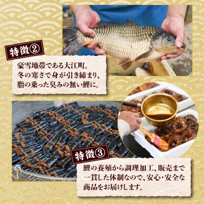 最上鯉屋  鯉のうま煮4切れ(160g～180g×4袋) 026-001
