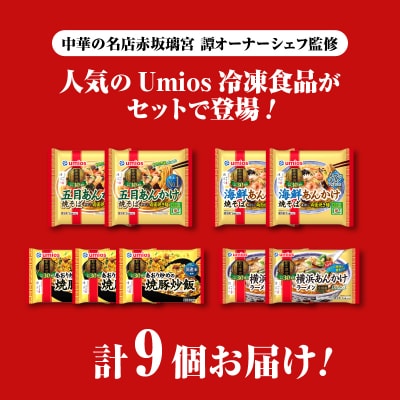 Umios 冷凍食品 詰合せセット 4種類 合計9個セット 045-005