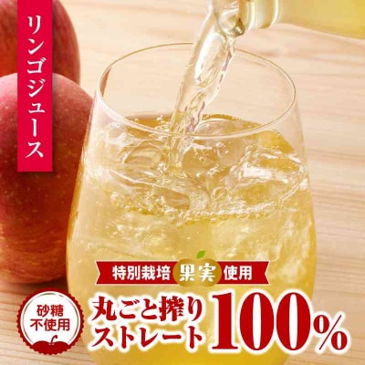 やまがた リンゴジュース1L×3本 025-020