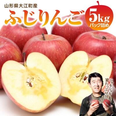 ≪先行受付≫ふじりんご 5kg パック詰め 【2026年11月中旬～順次発送予定】 057-001