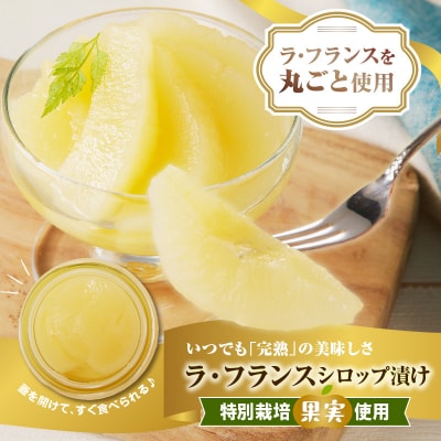 リンゴ&ラ・フランスジュースとシロップ漬け　つめあわせセット 025-009