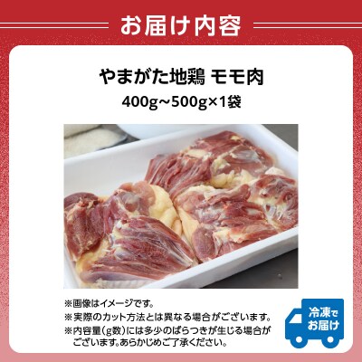 やまがた地鶏「モモ肉」 1袋 060-006