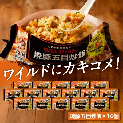 Umios 冷凍食品 WILDish 焼豚五目炒飯 1人前×16個入り 045-007