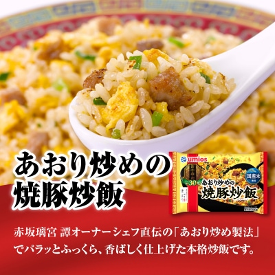 Umios 冷凍食品 あおり炒めの焼豚炒飯 12個入 045-004