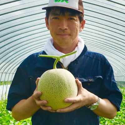 【令和9年産先行予約】大玉 赤肉メロン(マリアージュ)2玉 合計約3.4kg