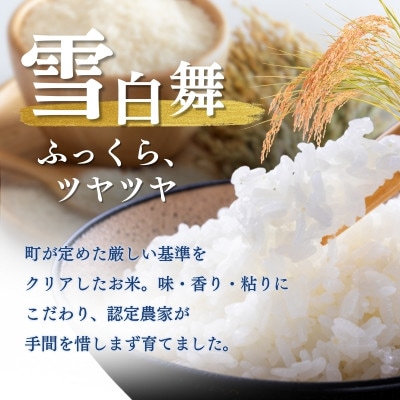 【令和7年産】志賀高原の麓で育った山ノ内町産コシヒカリ『雪白舞』5kg2袋セット[53710416]
