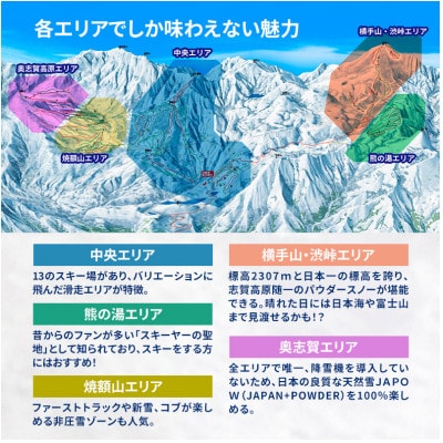 2025-26 志賀高原スキー場共通リフト券 1日券1枚[53710443]