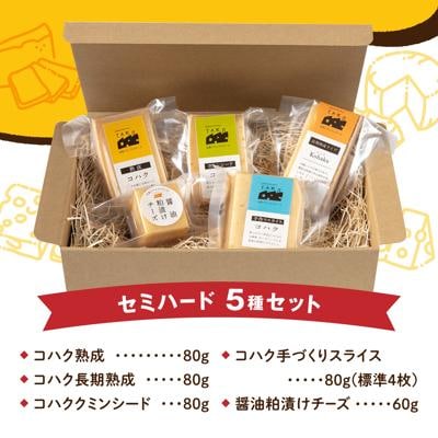 糸島産生乳100%使用チーズ5種セット[AYC003]