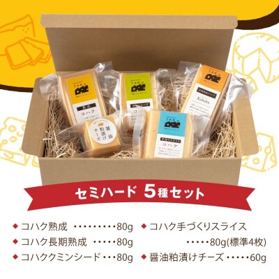 糸島産生乳100%使用チーズ5種セット[AYC003]