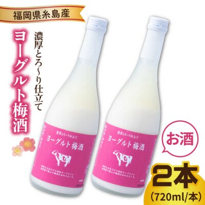 ヨーグルト梅酒 720ml×2本 南国フルーツ株式会社 [AIK023]