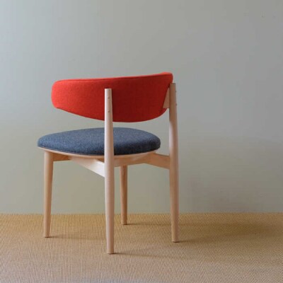 Round Chair ”Uuuh!”〈Red〉 /nomade design[AIF010]