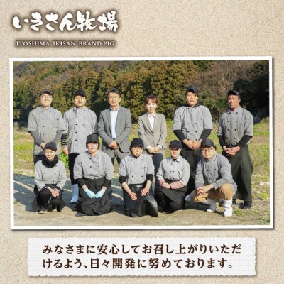 一貴山豚 骨付き 3種セット『匠』 いきさん牧場 豚 肉 [AGB023]