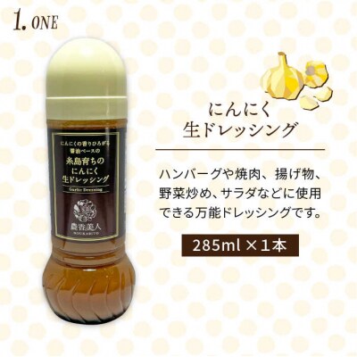 【全12回定期便】糸島産野菜が好きになるドレッシング!5本セット【農香美人】[AAG020]