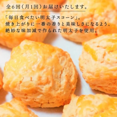 【全6回定期便】明太 チーズ スコーン 12個セット   糸島市 [AFA022]