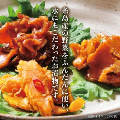 荒木さん家の こだわり 糸島 漬物 6種セット 【荒木のつけもの】[ACE001]