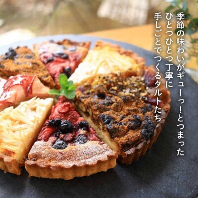 【全4回定期便】季節のベイクドタルトケーキアソート4種-6種 糸島/フルーレ [AME012]