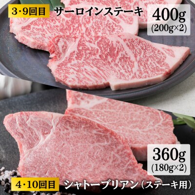 【全12回定期便】 糸島 黒毛和牛 食べ比べセット 2人前 約5.7kg【月1回】 [ACA111]