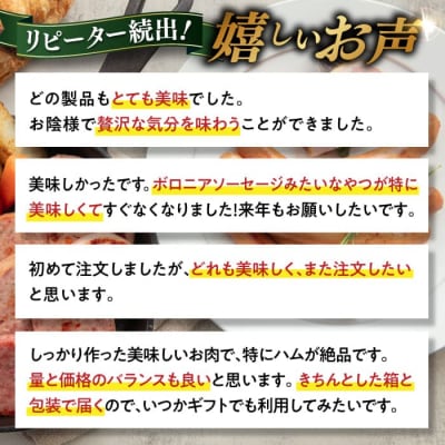 【全12回定期便】本場ドイツで連続金賞受賞!お試し食べきりセット【糸島手造りハム】[AAC021]