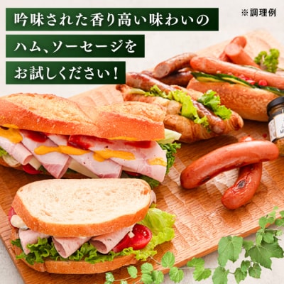 【全3回定期便】本場ドイツで連続金賞受賞!お試し食べきりセット【糸島手造りハム】 [AAC019]