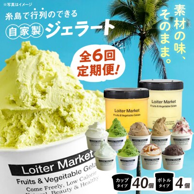 【全6回定期便】カップ10個×4回/お楽しみボトル2個×2回セット[AGD011]アイス