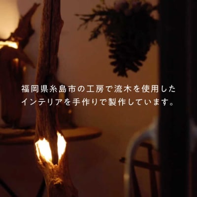Driftwood FlowerBase 流木一輪挿し フラワーベース  [ADC003]