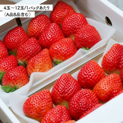 【全3回定期便】糸島 あまおう 270g×2P (A品B品含む3L-5L) [ATB009]