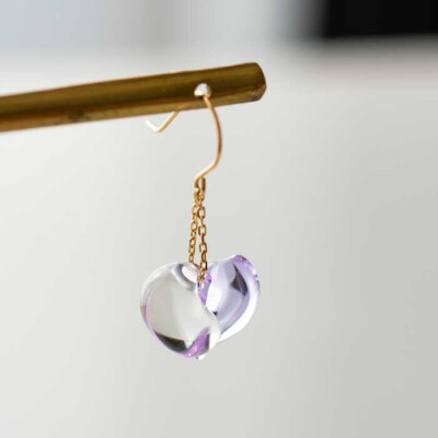 cocoro アロマ フック ピアス   K18YG 【タビノキセキ】[ADB021]