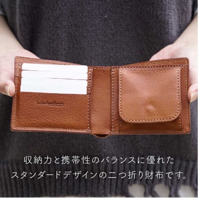 二つ折り 財布 【LADIES&GENTLEMEN】 革製品 革財布 サイフ [ADK015]